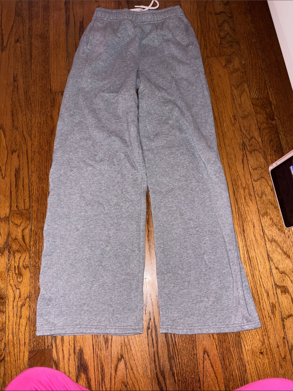 Kids Gray Wide-Leg Jogger Sweatpants - Classic Comfort